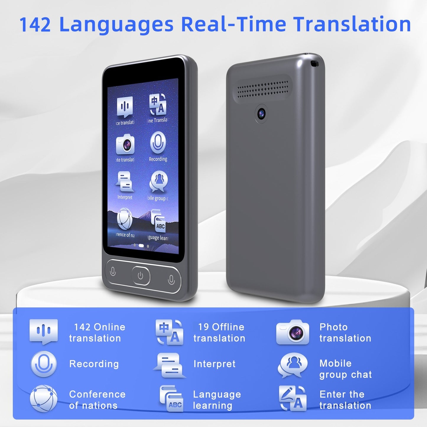 TR10 Portable Language Translator Device