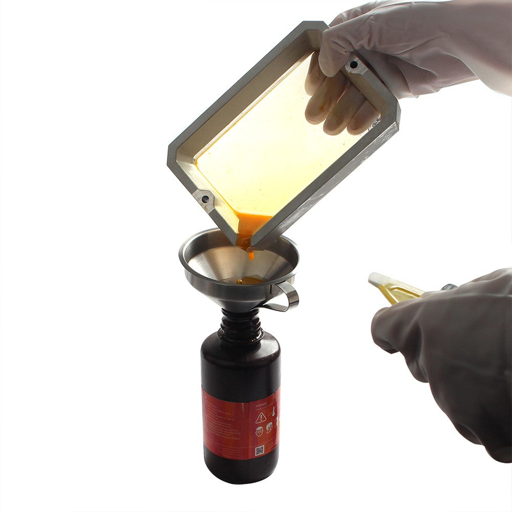 3D Printer Resin Cleaning Kit: Scraper, Silicone Mat, Funnel Filter, Spray Bottle, Gloves, Brush