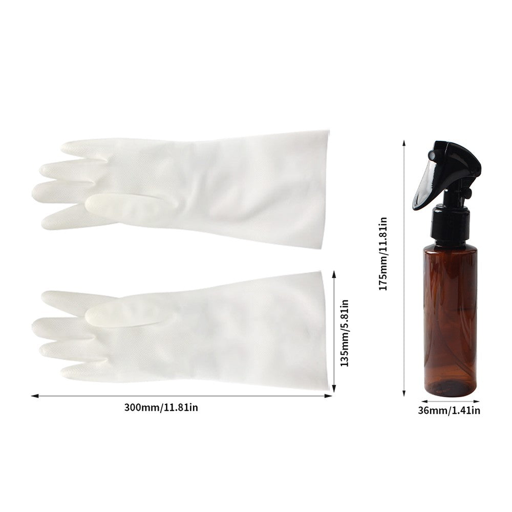 3D Printer Resin Cleaning Kit: Scraper, Silicone Mat, Funnel Filter, Spray Bottle, Gloves, Brush