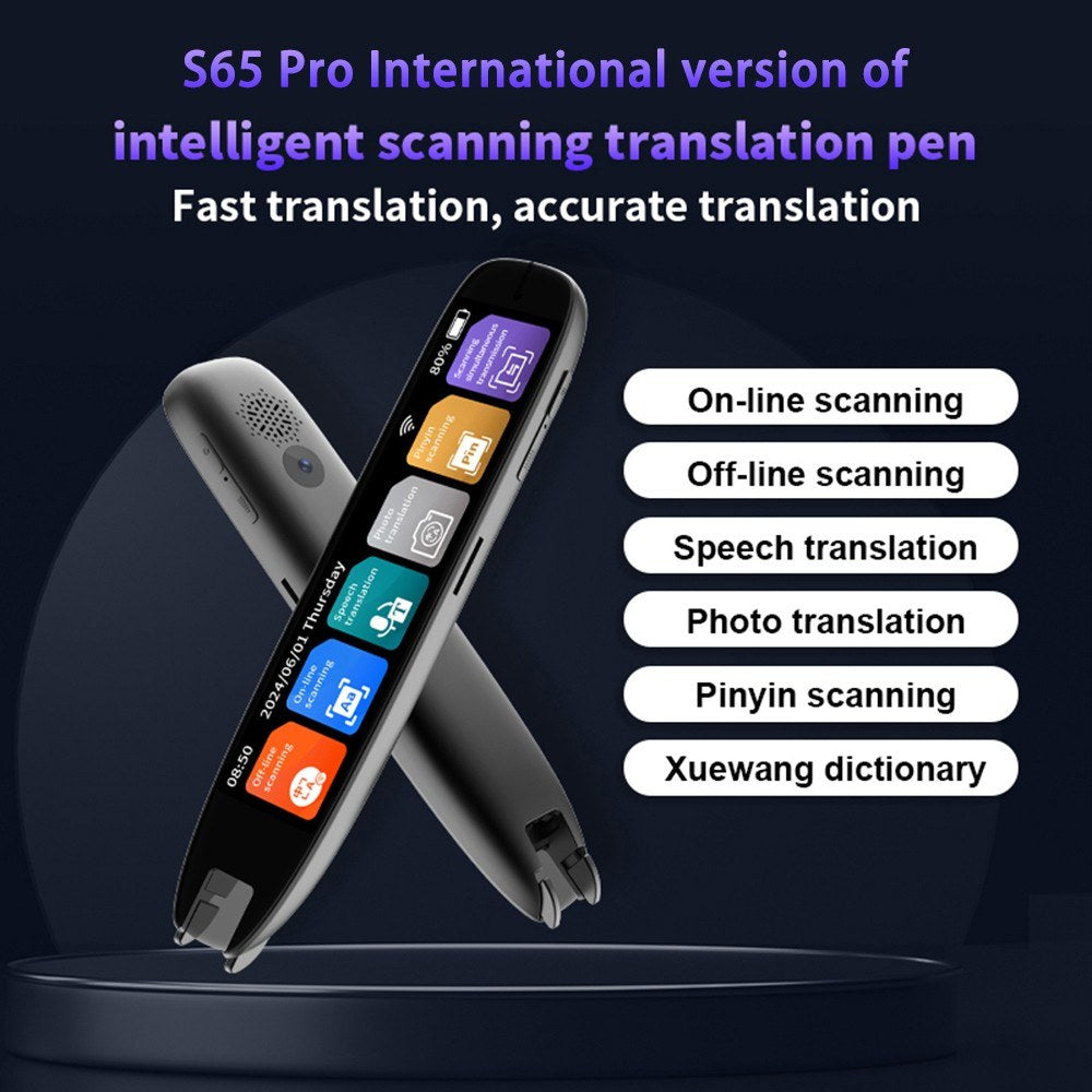 Pro S65 Translation Pen Scanner & Dictionary Reader