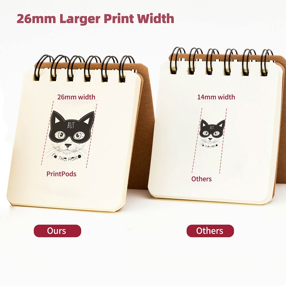 EVEBOT PrintPods Handheld Printer & Ink Cartridges - Portable Inkjet Printer for Multi-Surface & Skin-Friendly Printing