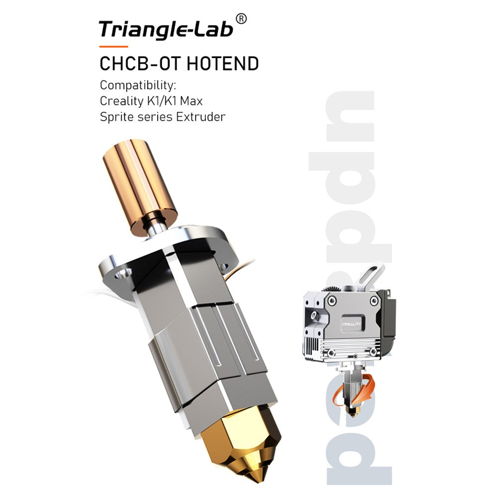 Trianglelab CHCB-OT Hotend Compatible with Creality K1/ K1 Max/ CR-M4, Sprite Extruder, High Flow Rate, MK8 Nozzle Compatible