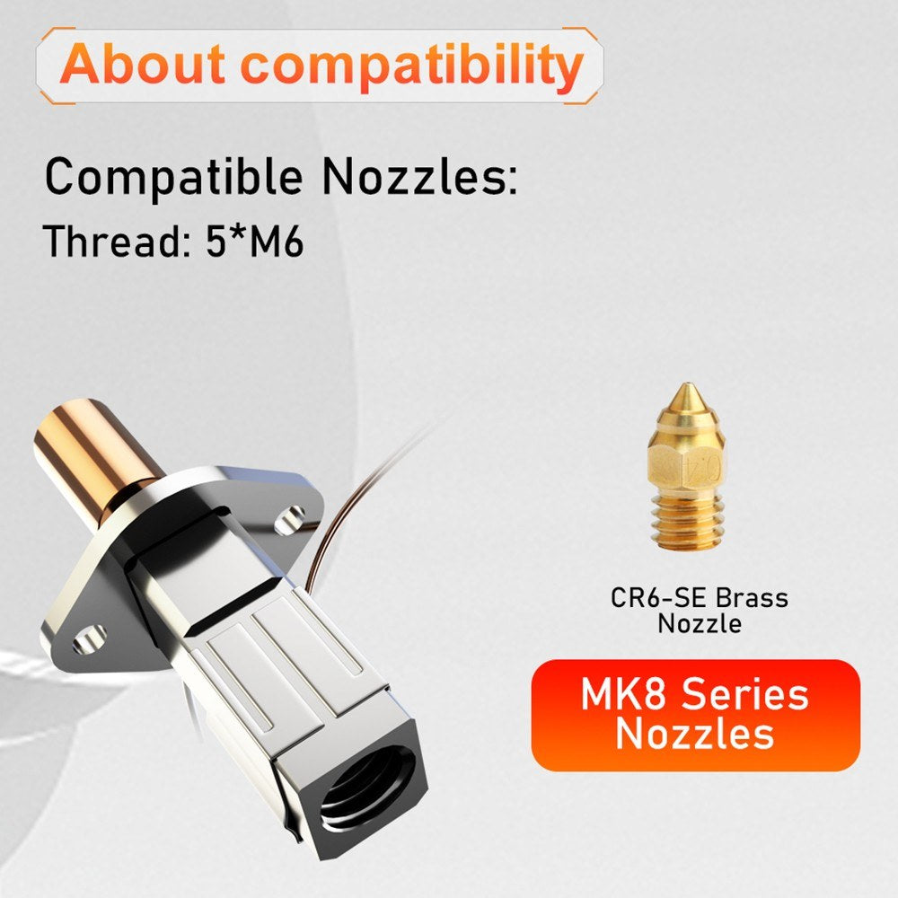Trianglelab CHCB-OT Hotend Compatible with Creality K1/ K1 Max/ CR-M4, Sprite Extruder, High Flow Rate, MK8 Nozzle Compatible
