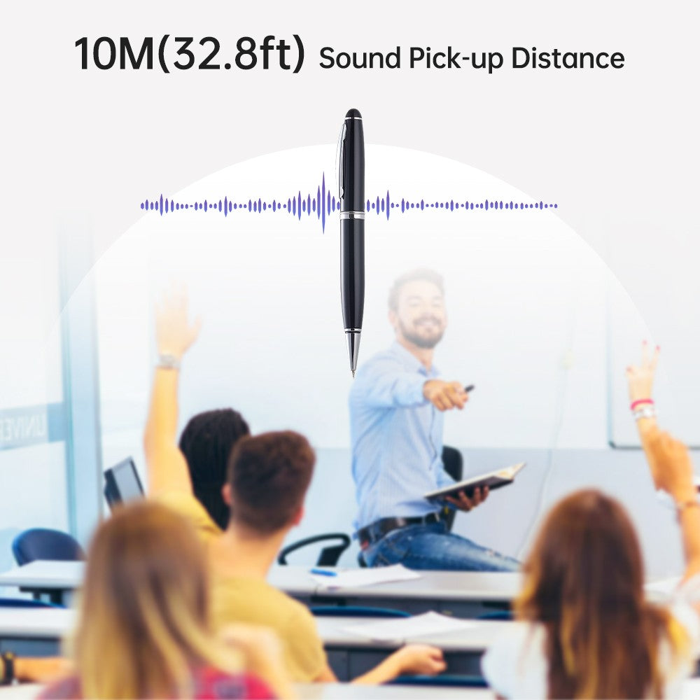 Digital Voice Recorder Pen – Audio Activated Dictaphone Recording Device with 8GB Memory Card