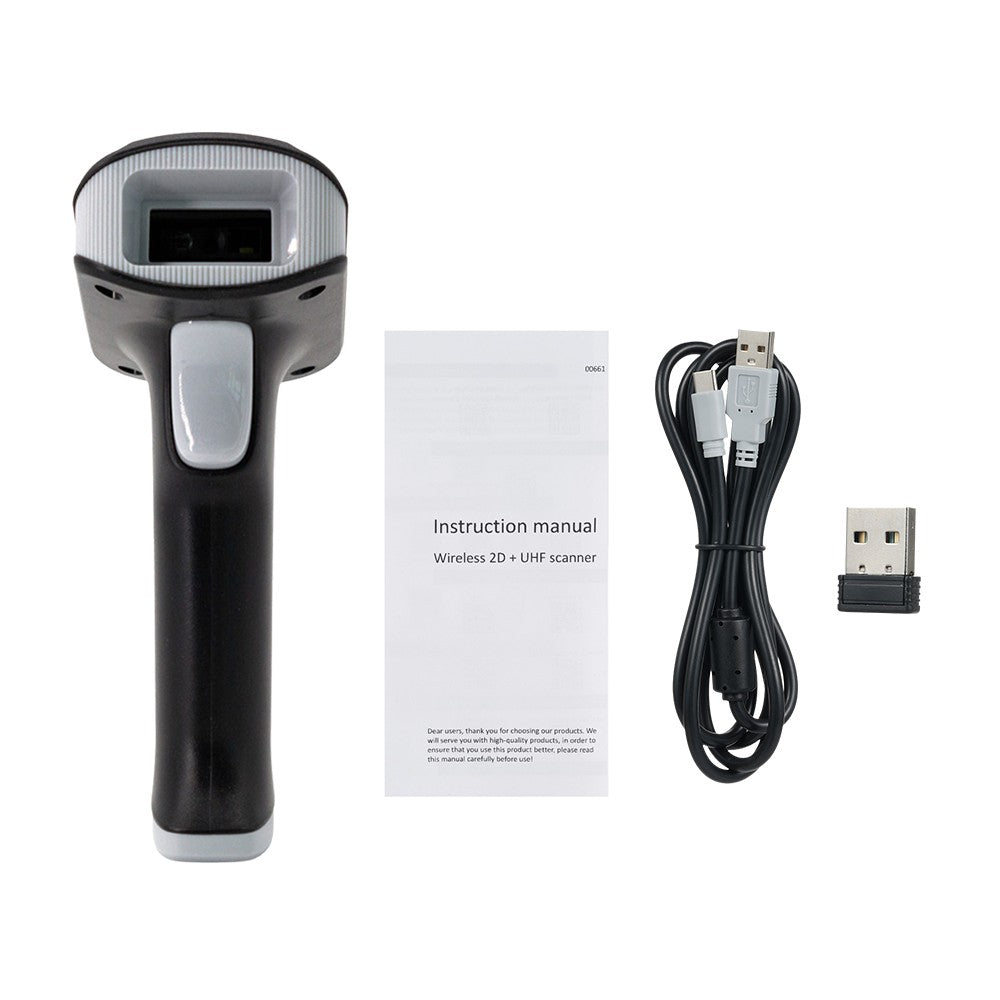 Wireless 2D/1D/QR Barcode Scanner - W11W