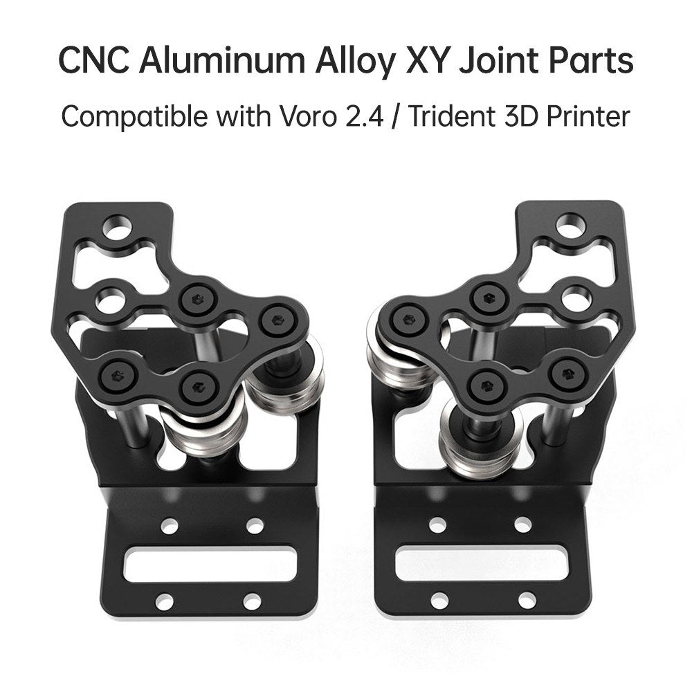 Ultra Lightweight CNC Aluminum XY Joint for Voro 2.4 R2/Trident 3D Printer - High Strength Parts