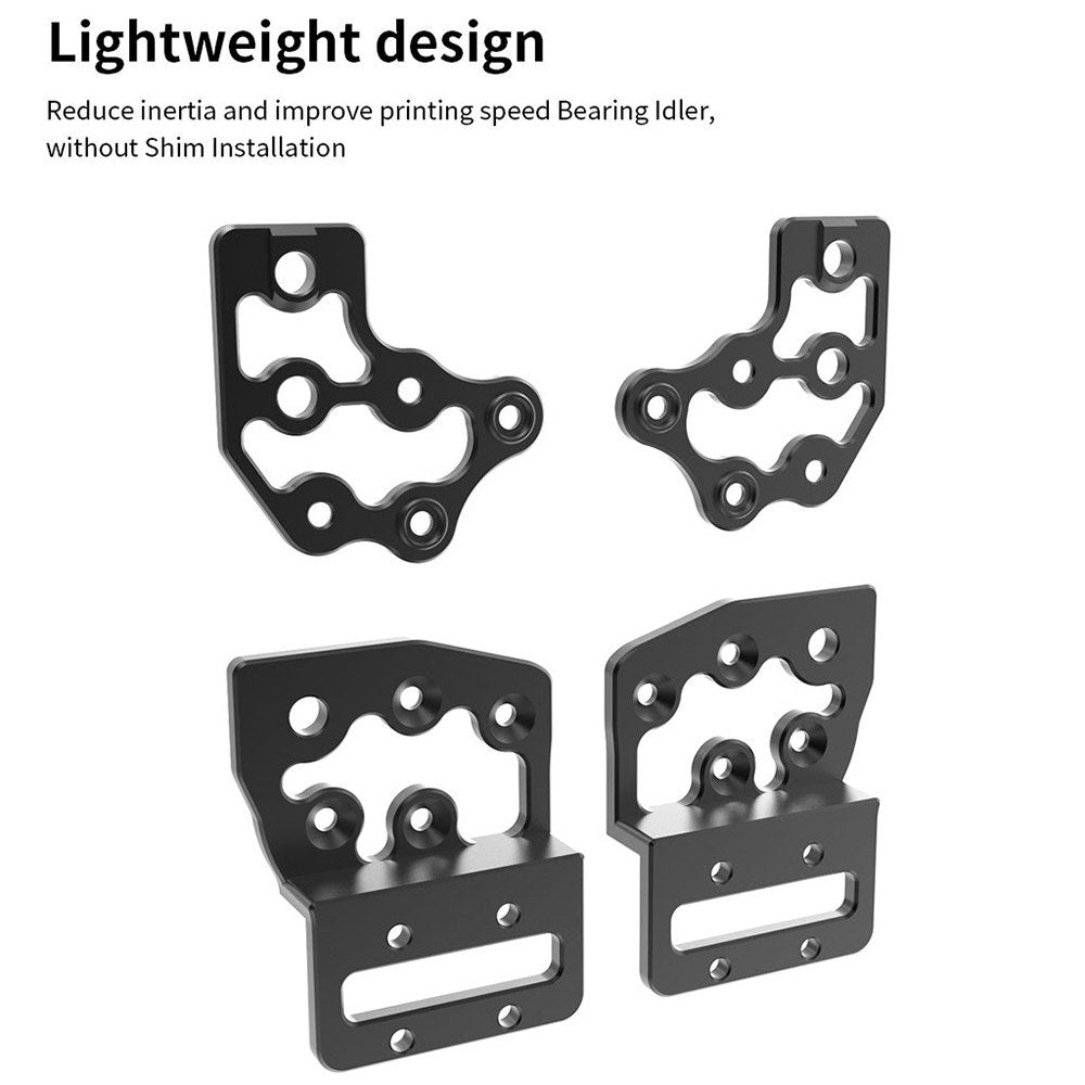Ultra Lightweight CNC Aluminum XY Joint for Voro 2.4 R2/Trident 3D Printer - High Strength Parts