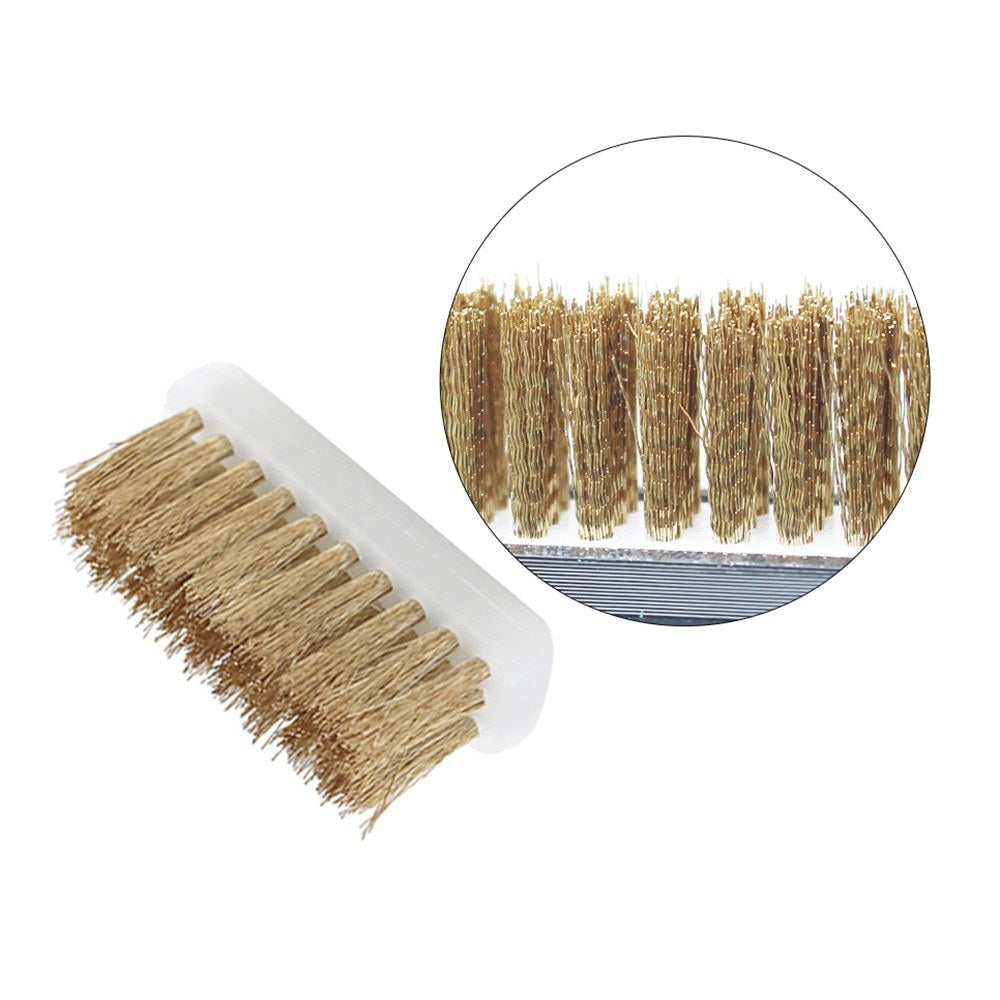 3D Printer Nozzle Cleaning Kit - 2 Brass Wire Brushes