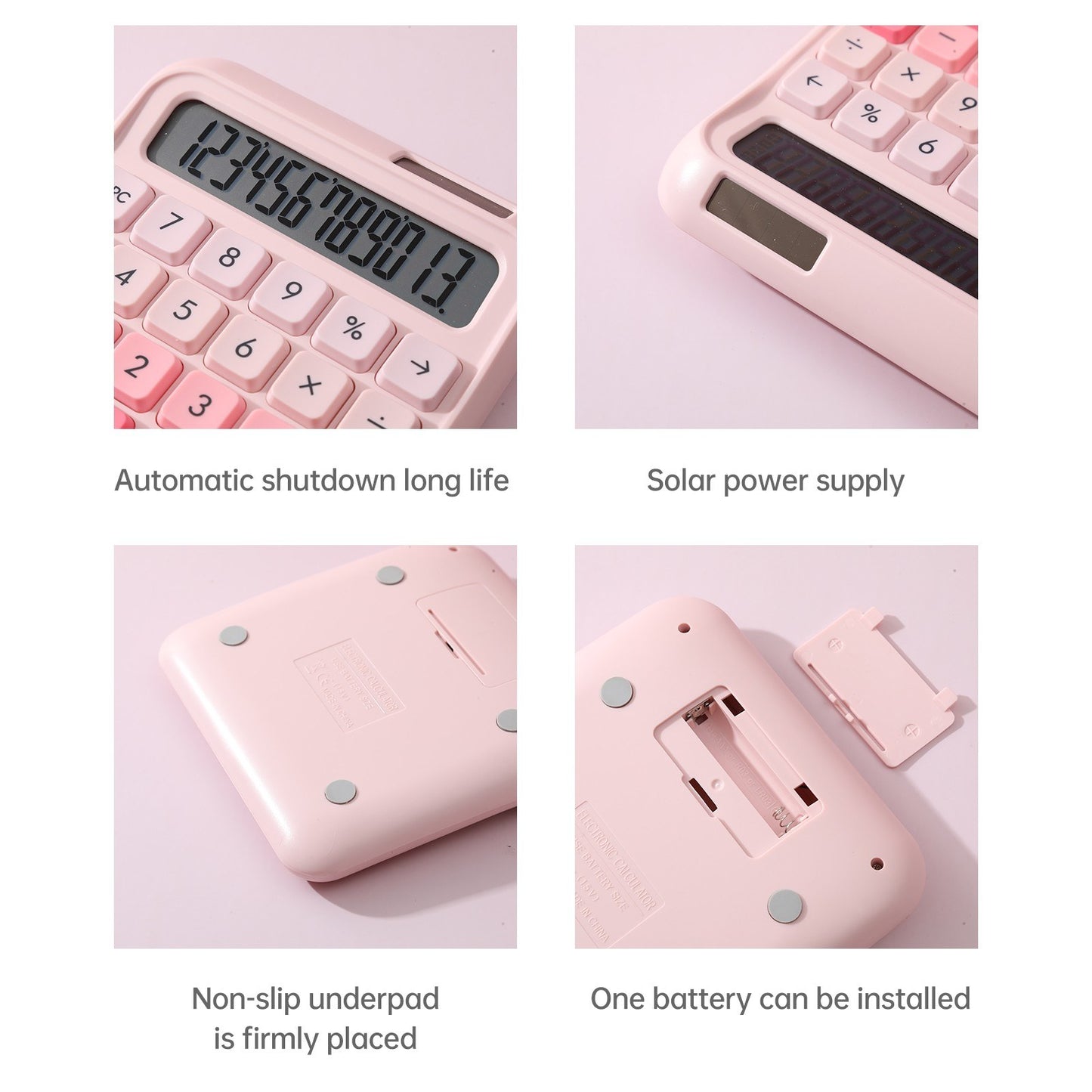 DX-2289 Colorful Dual Power Calculator