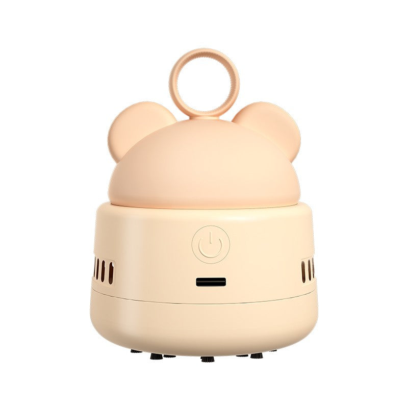 Cartoon Mini Desktop Vacuum Cleaner - Cordless Table Dust Sweeper JY-026