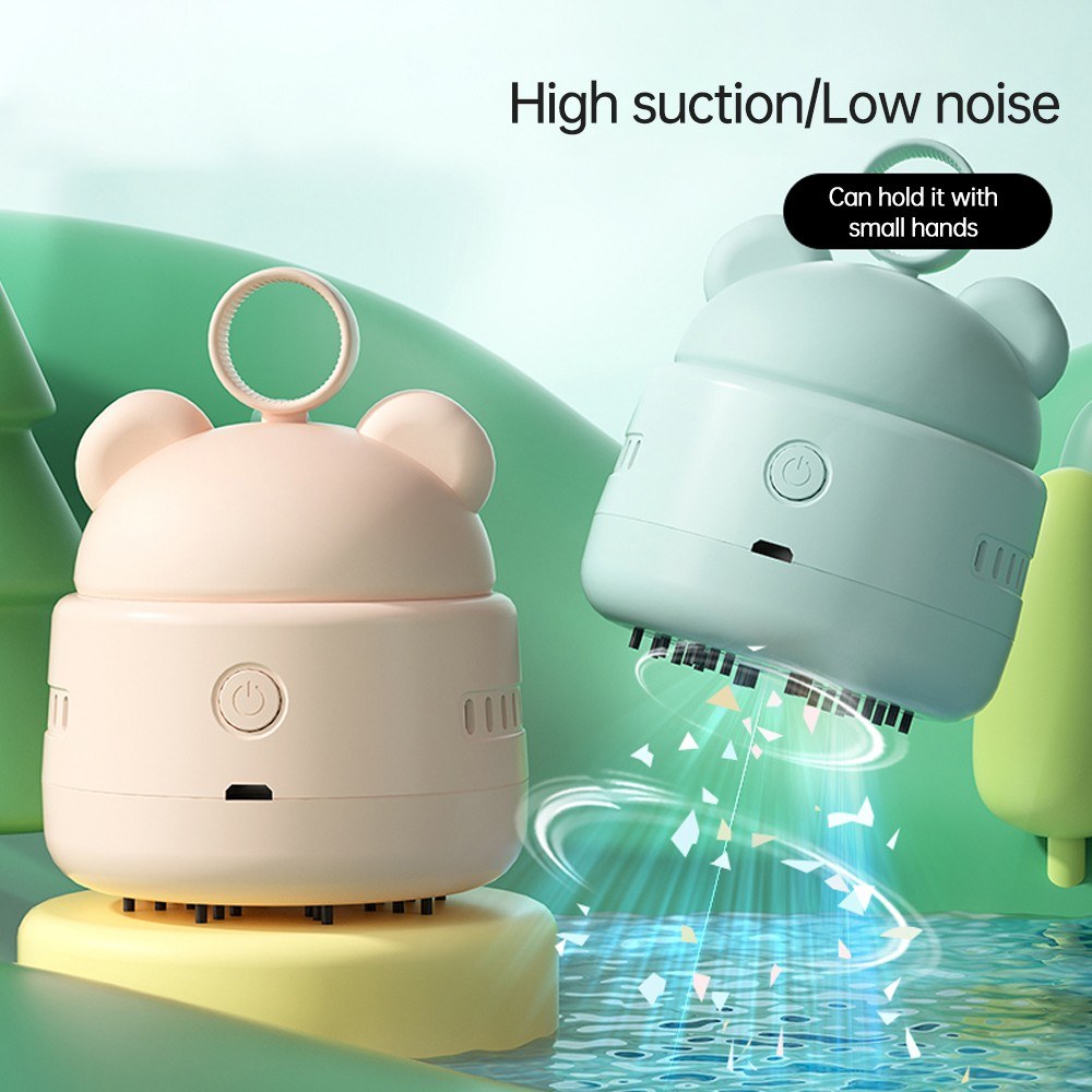 Cartoon Mini Desktop Vacuum Cleaner - Cordless Table Dust Sweeper JY-026