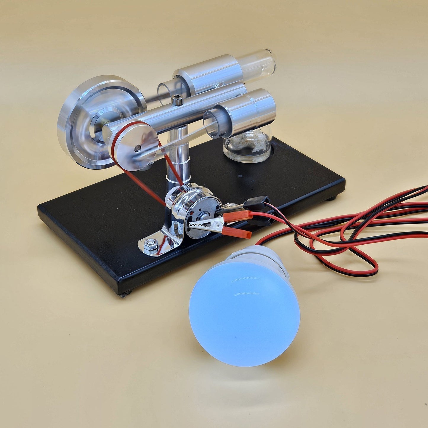 Hot Air Stirling Engine Model LL-003-BL-BULB Generator Motor