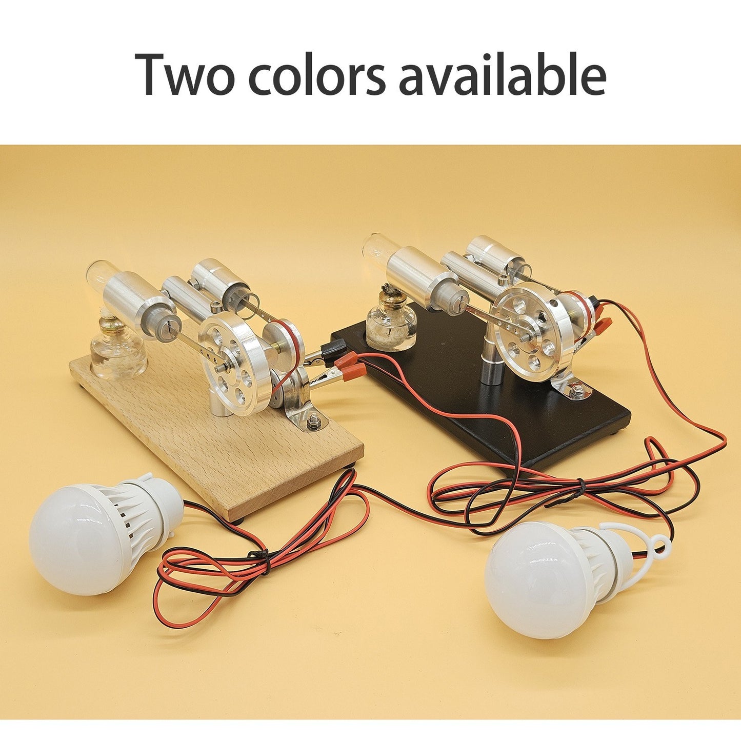 Hot Air Stirling Engine Model LL-003-BL-BULB Generator Motor