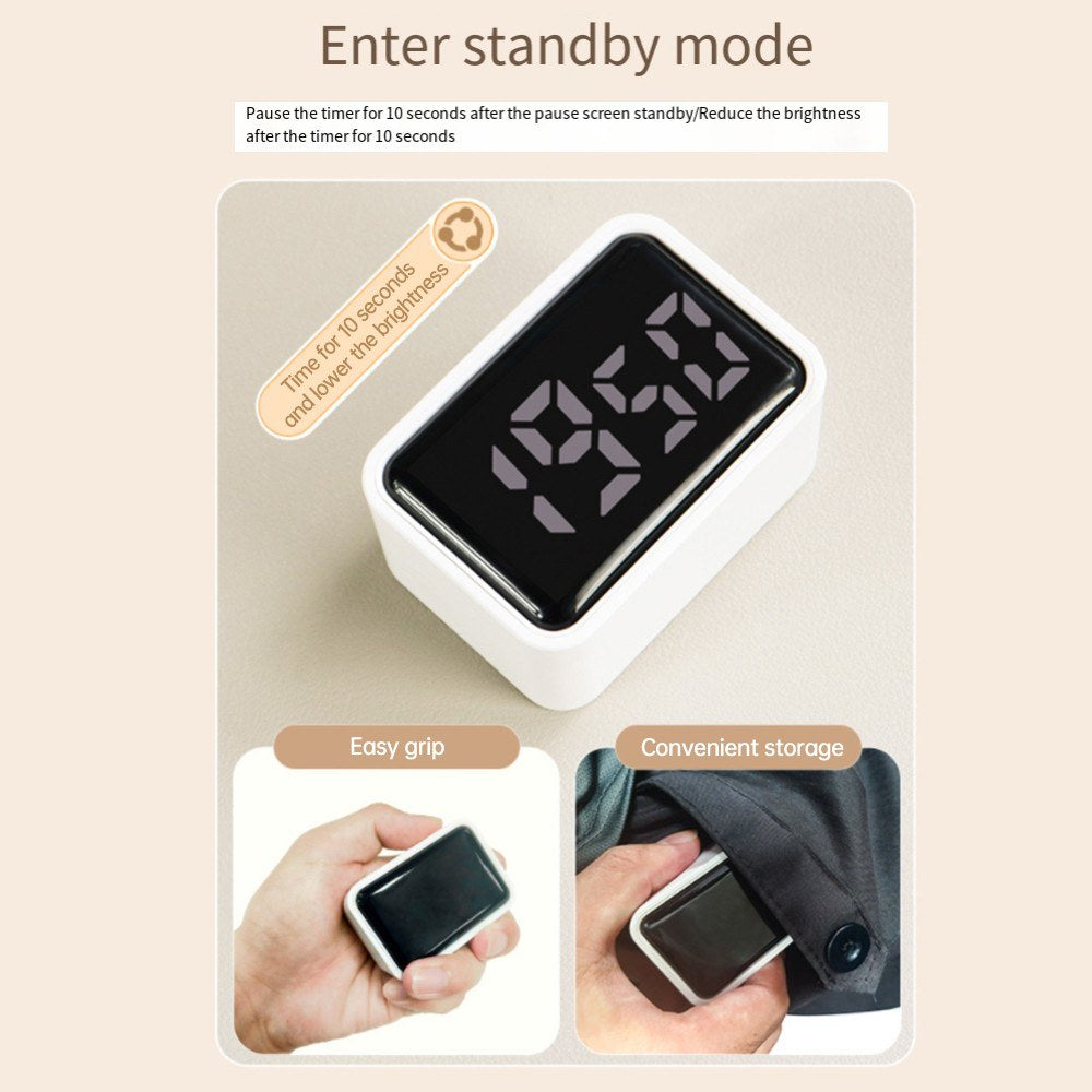 Magnetic Digital Kitchen Timer with Customizable Count Up/Down Function
