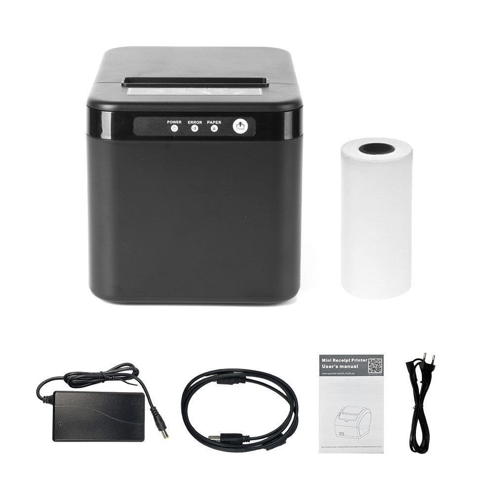 80mm Thermal Receipt Printer, ZY-Q821 ESC/POS Compatible