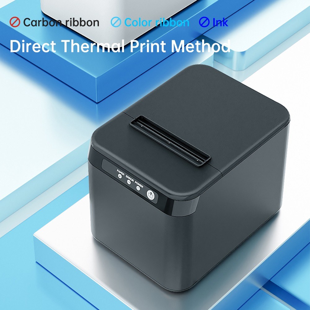 80mm Thermal Receipt Printer, ZY-Q821 ESC/POS Compatible