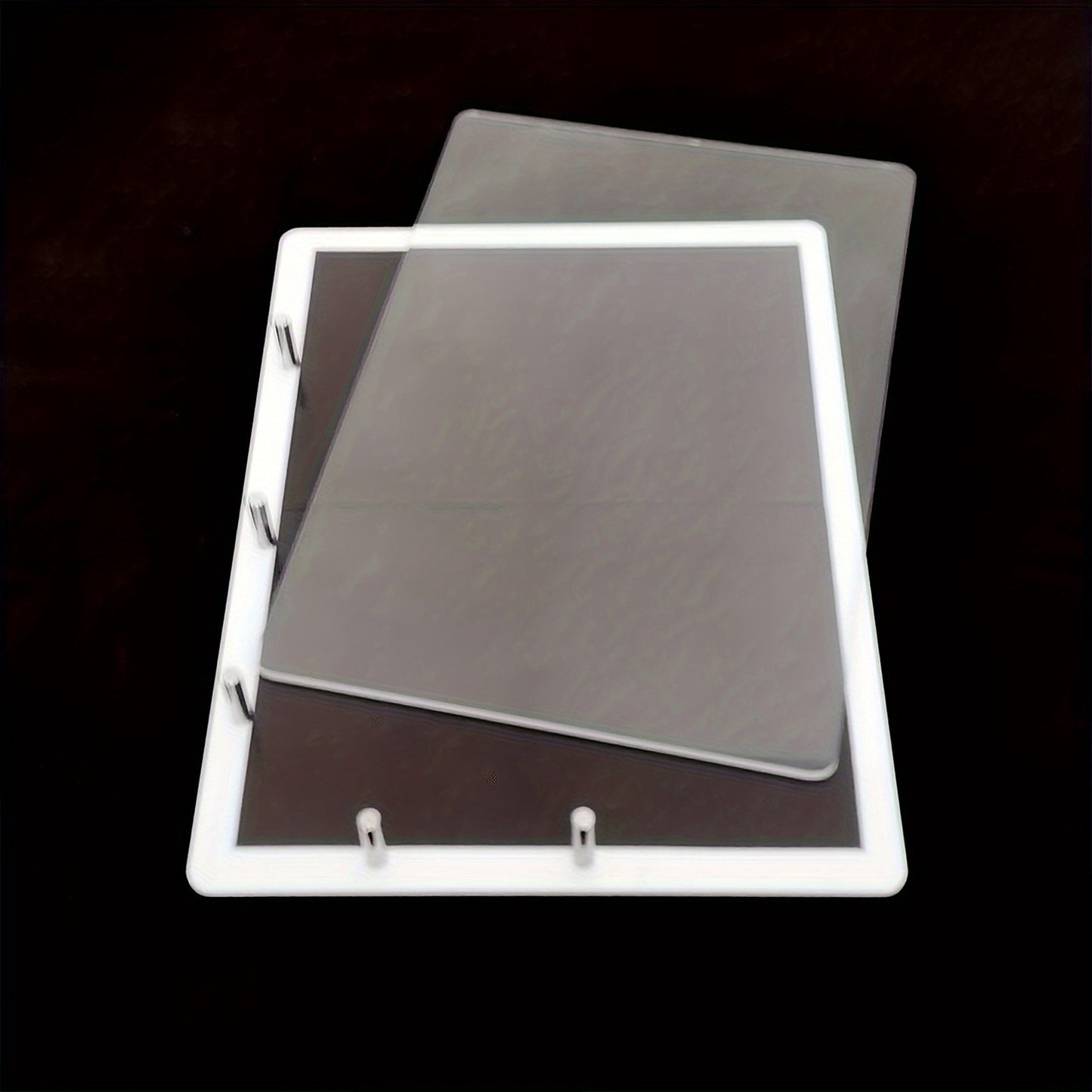 A5 Acrylic Stamping Platform 7.87x5.9in for DIY Scrapbooking, Journaling, and Card Making