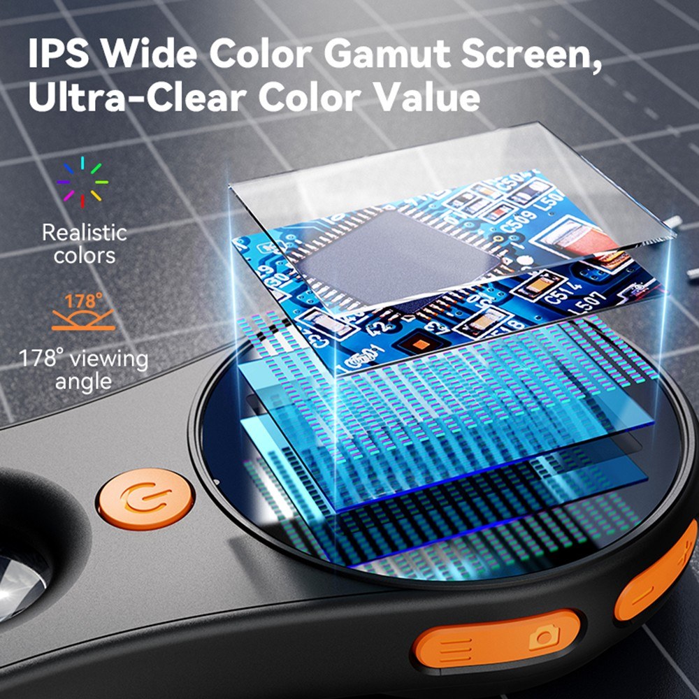 500X Pocket Digital Microscope for Kids - 1080P Mini