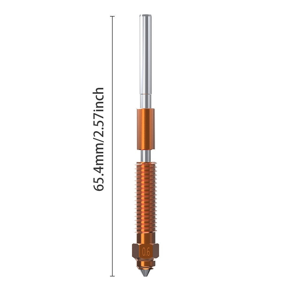 Creality 0.4mm 0.6mm 0.8mm Unicorn Quick-Swap Nozzle, High-Speed 600mm/s for K1 (2024), K1 Max (2024), K1C, K1 SE, Ender-3 V3, V3 Plus