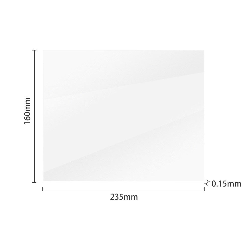 5-Pack Creality FEP Release Films, 260x200mm, 0.15mm Thickness