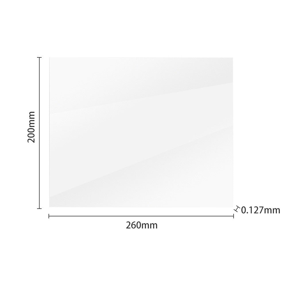 Creality 5-Pack NFEP-Basic Release Film 260x200mm, 0.127mm Thickness