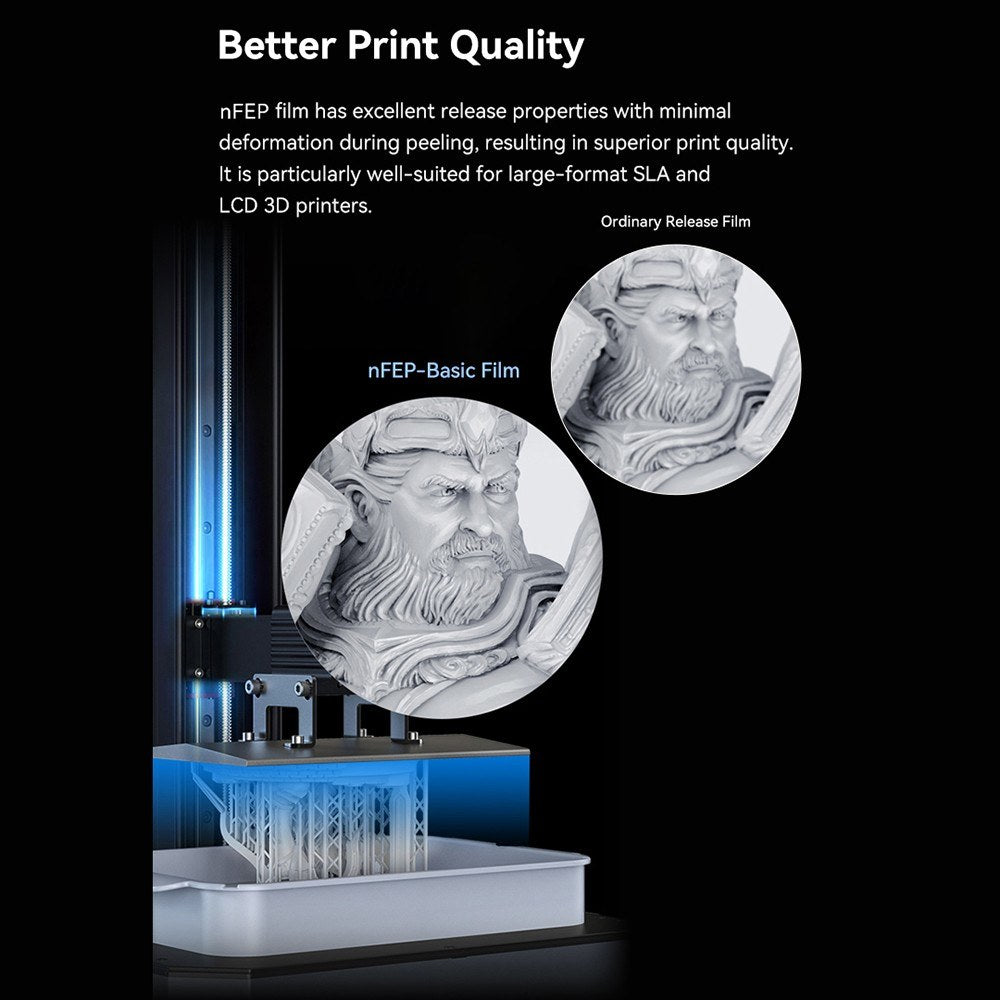 Creality 5-Pack NFEP-Basic Release Film 260x200mm, 0.127mm Thickness