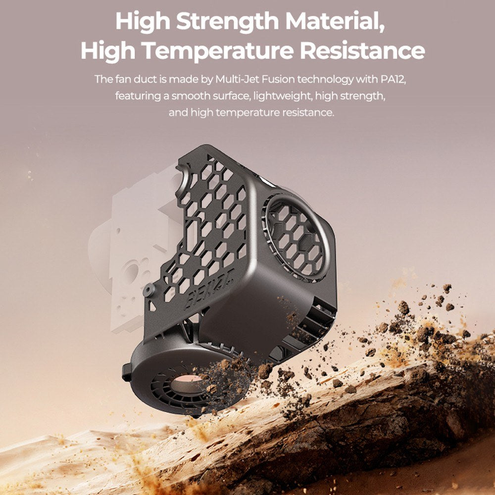 Creality x BEN2C NAUTILUS 360° Fan Duct for Enhanced Cooling, Print Quality & Durability – K1C/K1 SE 3D Printer Upgrade