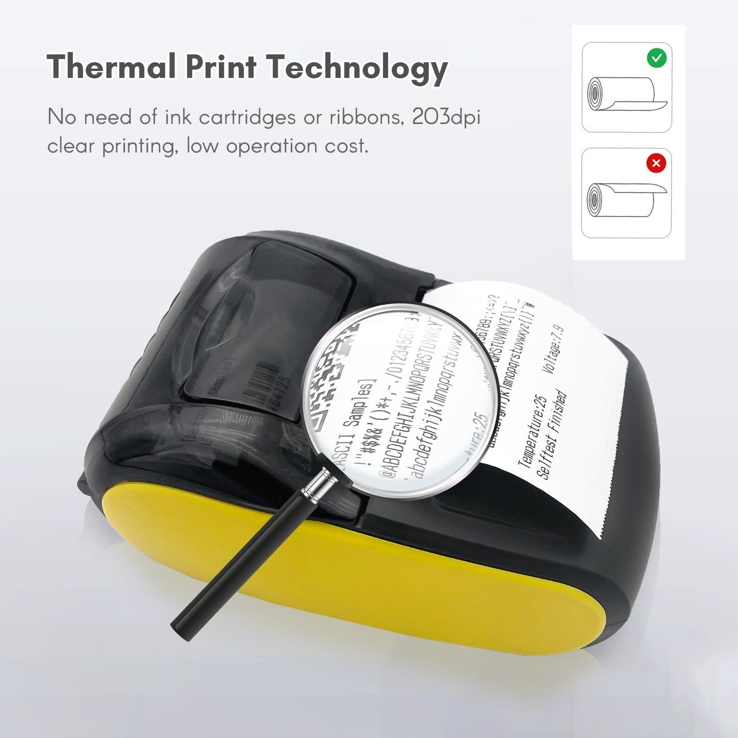 Bisofice Compact Mini Thermal Printer