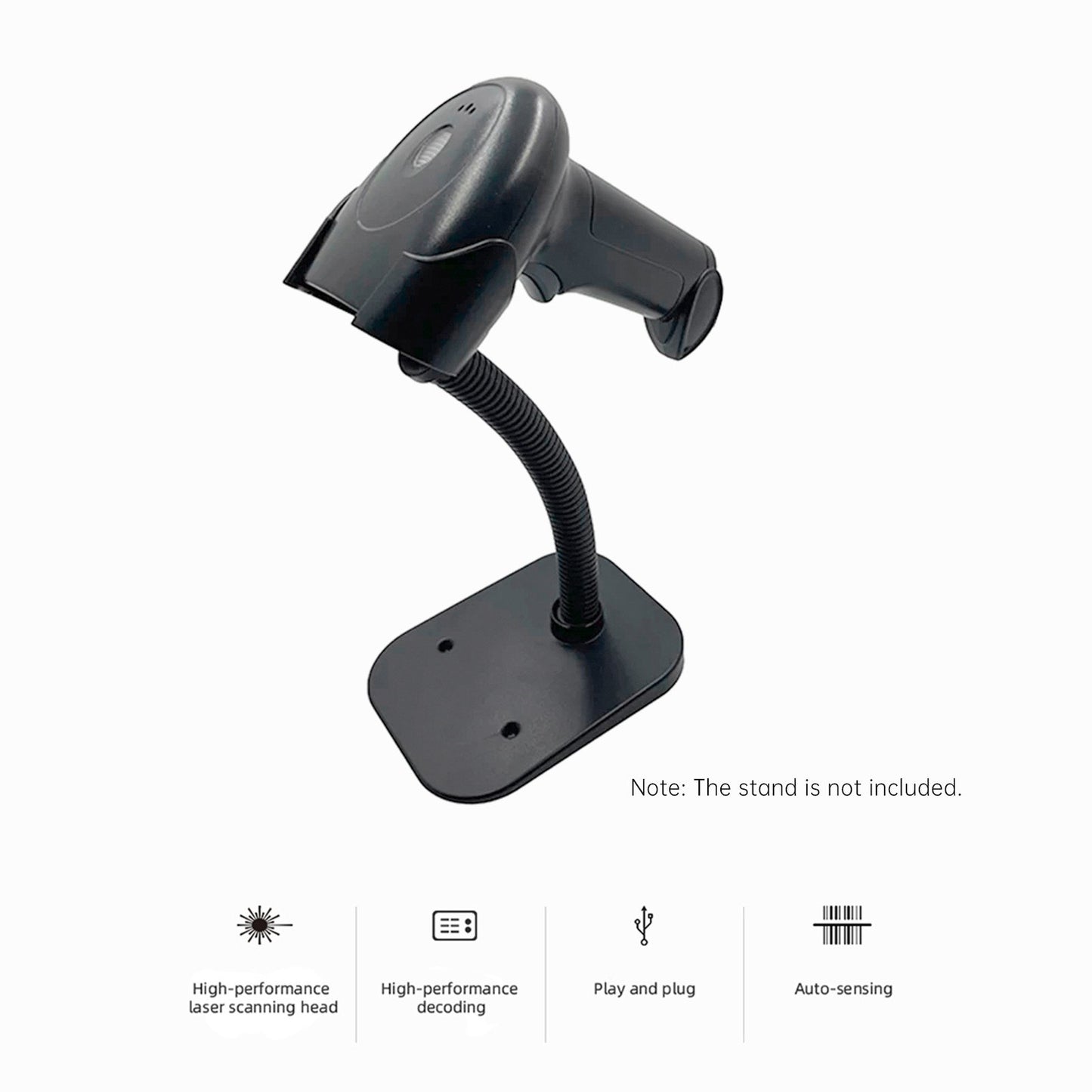 Bisofice USB Handheld 1D Barcode Scanner