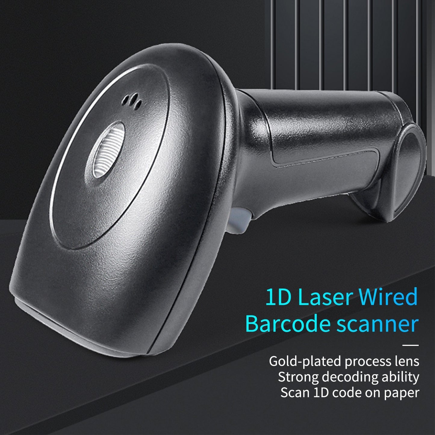 Bisofice USB Handheld 1D Barcode Scanner