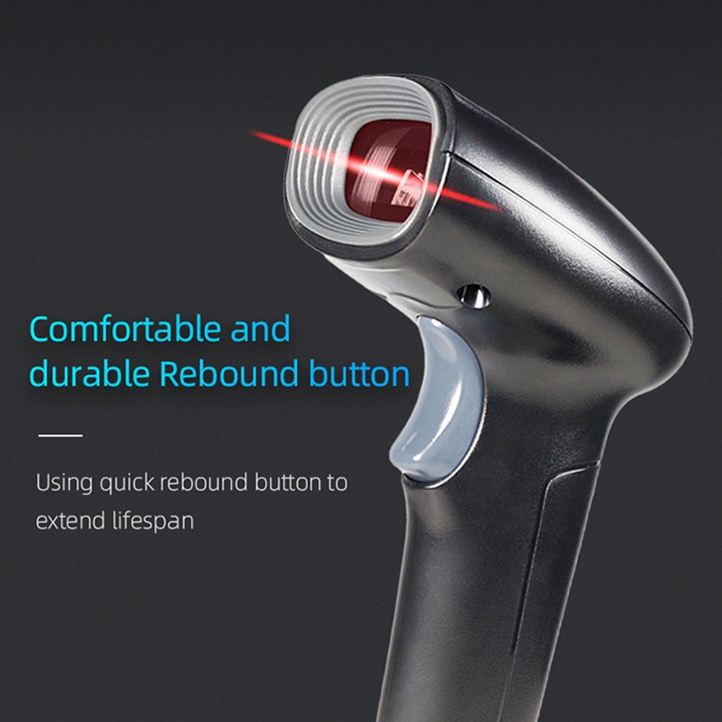 Bisofice USB Handheld 1D Barcode Scanner