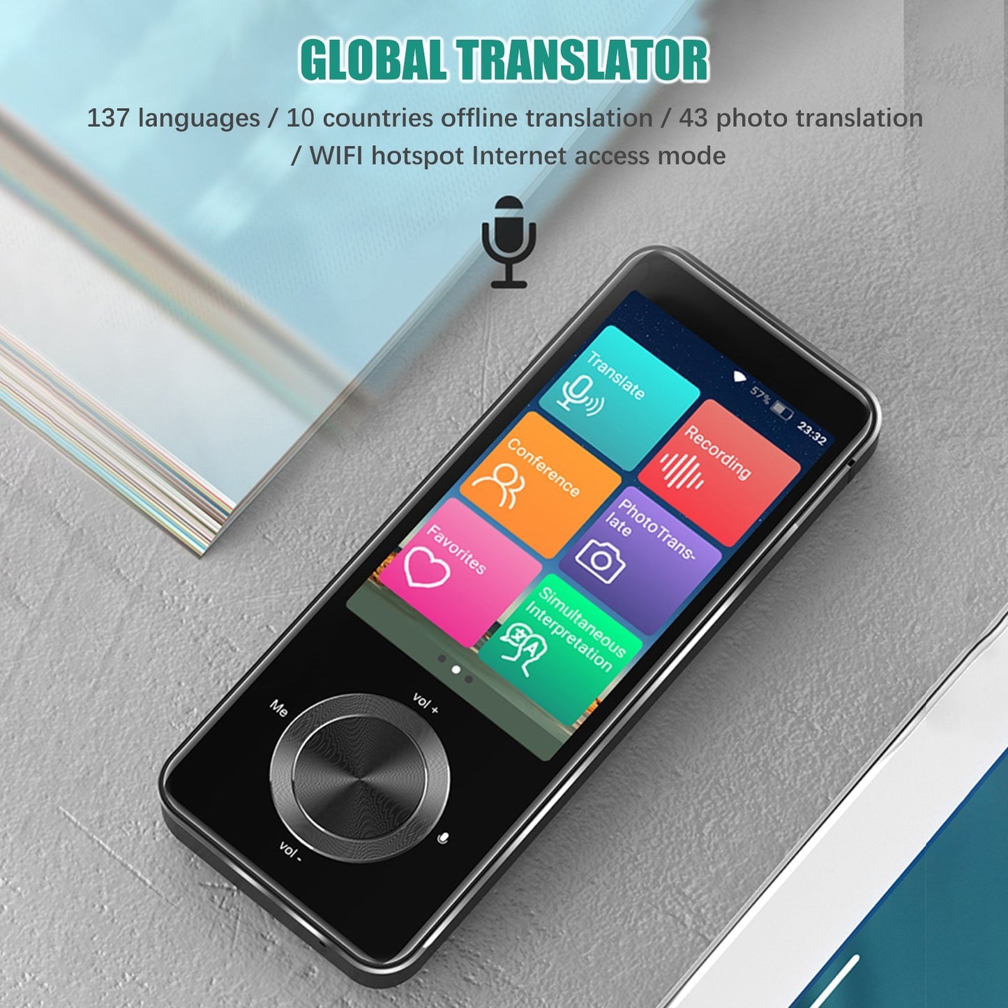Real-Time Two-Way Voice Translator - 137 Languages by BISOFICE
