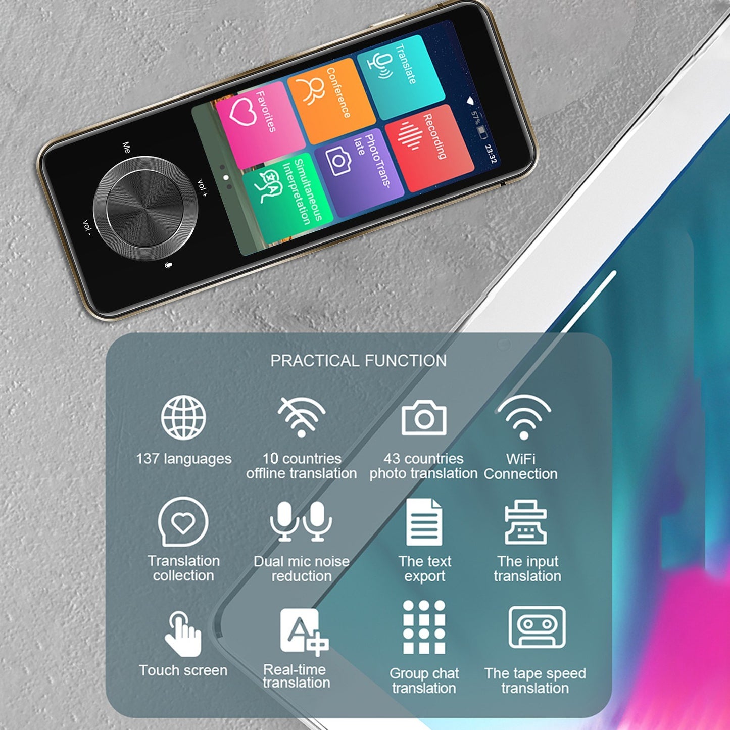 Real-Time Two-Way Voice Translator - 137 Languages by BISOFICE