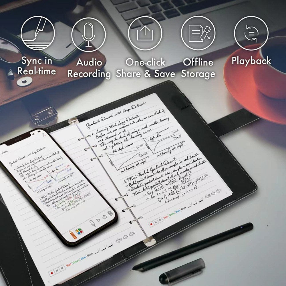 Wireless Digital Smart Pen & Notebook Writing Set – Bisofice Bluetooth Connection