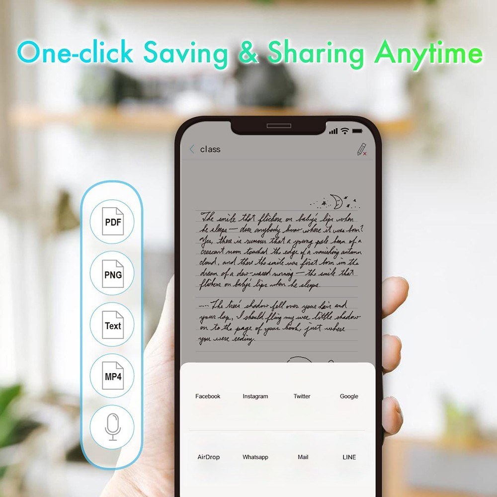 Wireless Digital Smart Pen & Notebook Writing Set – Bisofice Bluetooth Connection