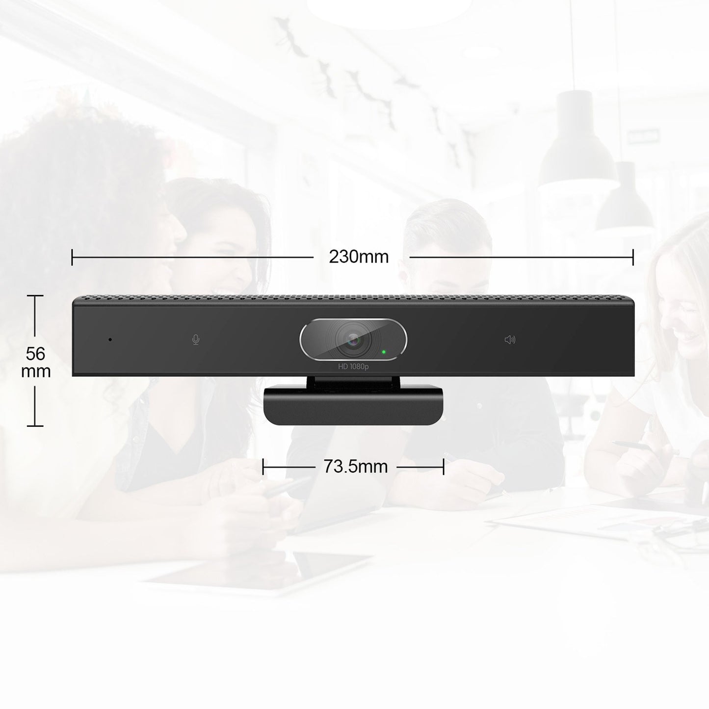 SEEUP 3R 2K Webcam with Built-in Microphone and Speaker by Bisofice