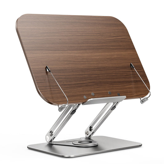 Bisofice 360° Rotating Foldable Desktop Book Stand with Adjustable Angle