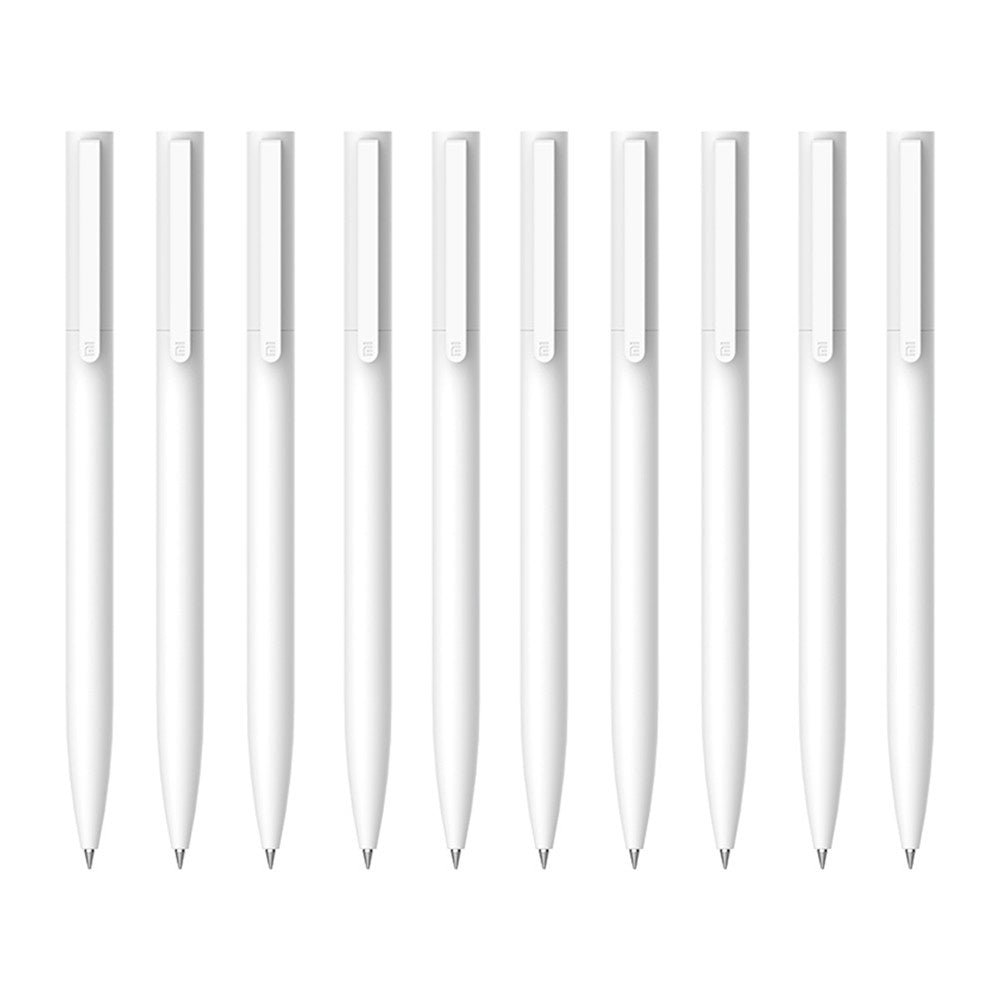 10-Pack Xiaomi 0.5mm Black Ink Gel Press Pens