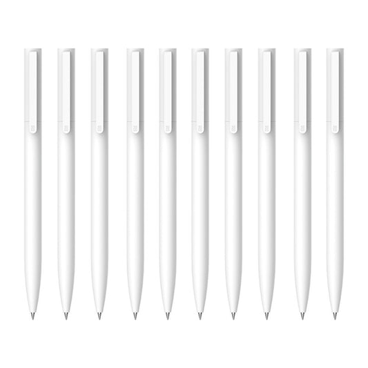 10-Pack Xiaomi 0.5mm Black Ink Gel Press Pens