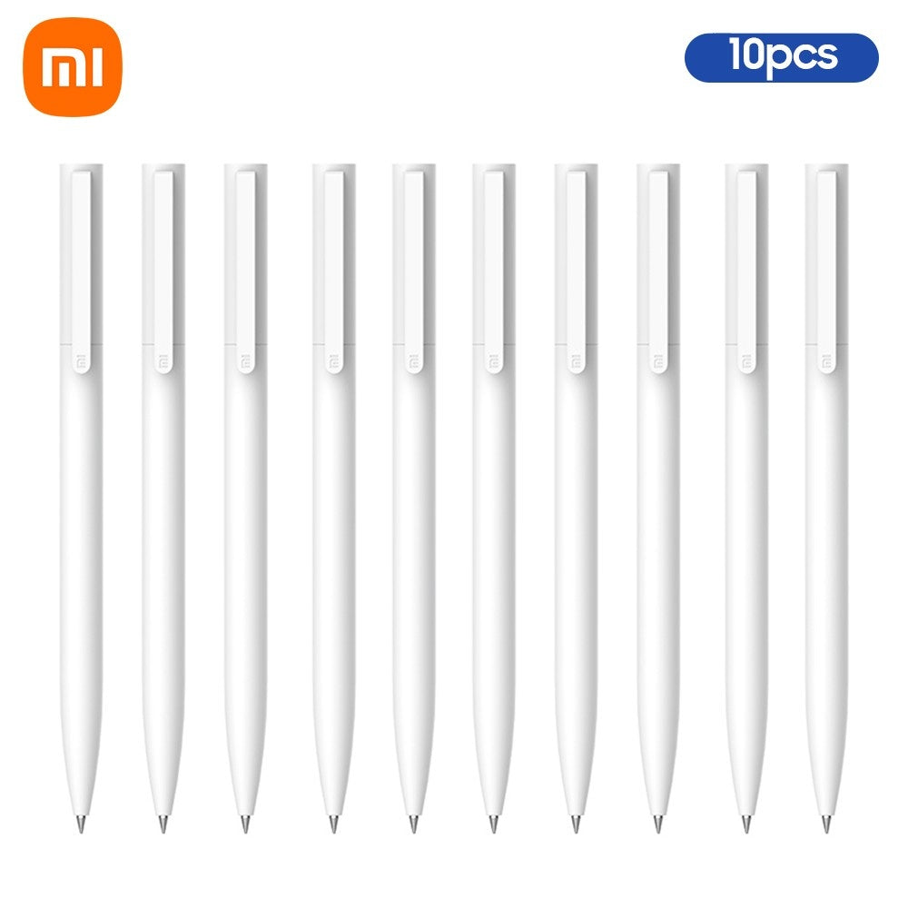 10-Pack Xiaomi 0.5mm Black Ink Gel Press Pens