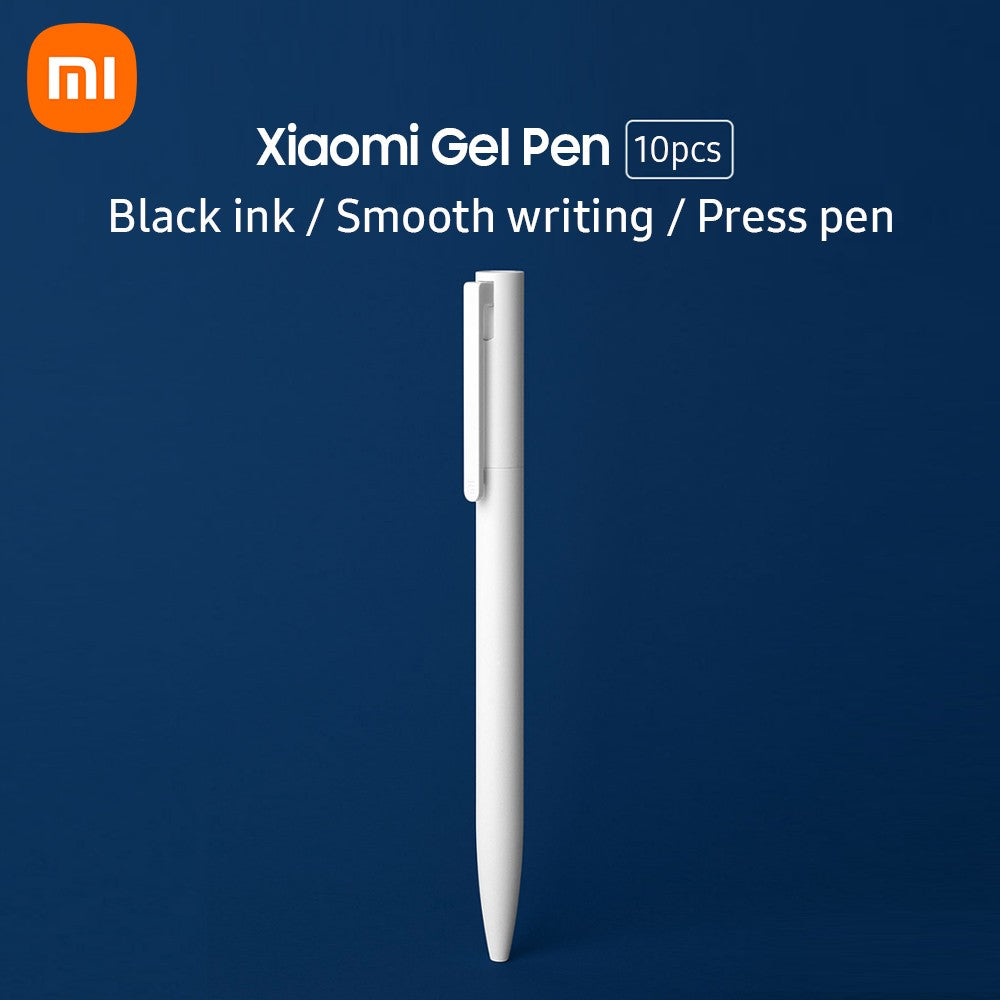 10-Pack Xiaomi 0.5mm Black Ink Gel Press Pens