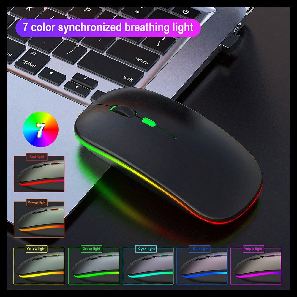 Ultra-thin M40 Silent Wireless Mouse 2.4G Rechargeable