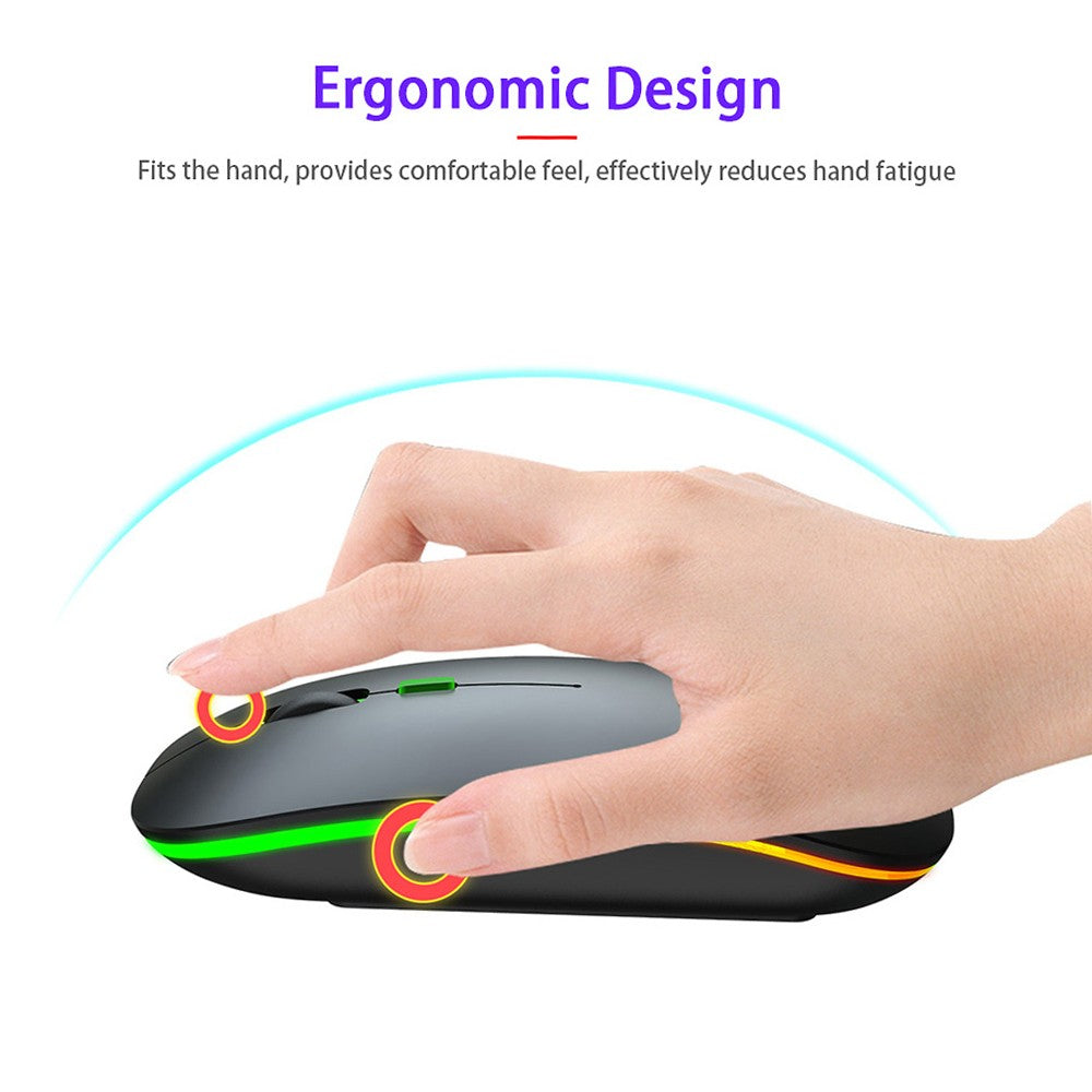 Ultra-thin M40 Silent Wireless Mouse 2.4G Rechargeable