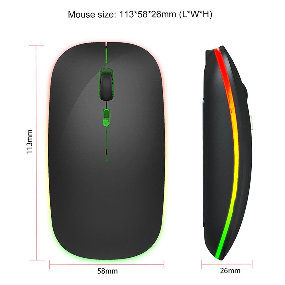 Ultra-thin M40 Silent Wireless Mouse 2.4G Rechargeable