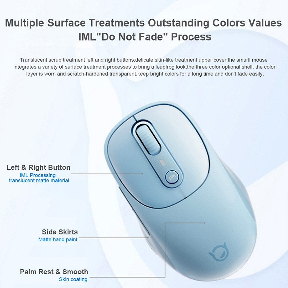 Lenovo Xiaoxin PLUS Bluetooth Mouse - Universal Rechargeable for Office & Gaming