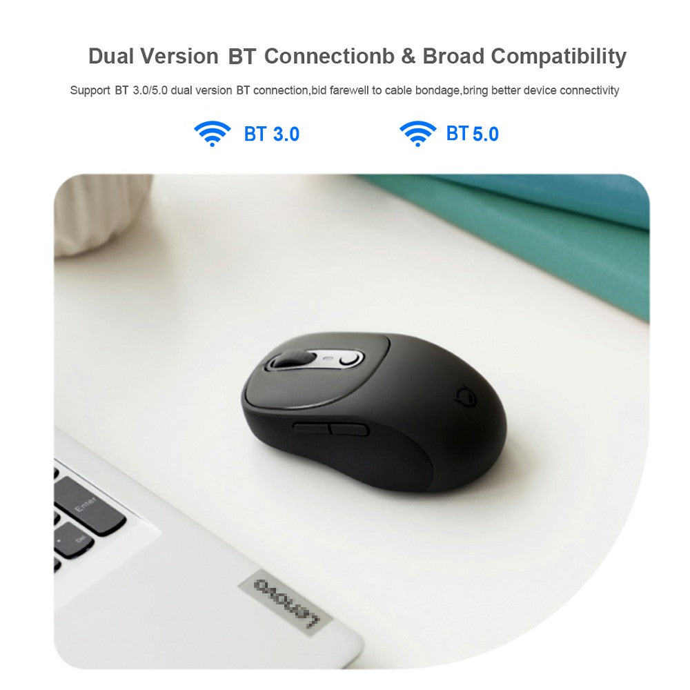 Lenovo Xiaoxin PLUS Bluetooth Mouse - Universal Rechargeable for Office & Gaming