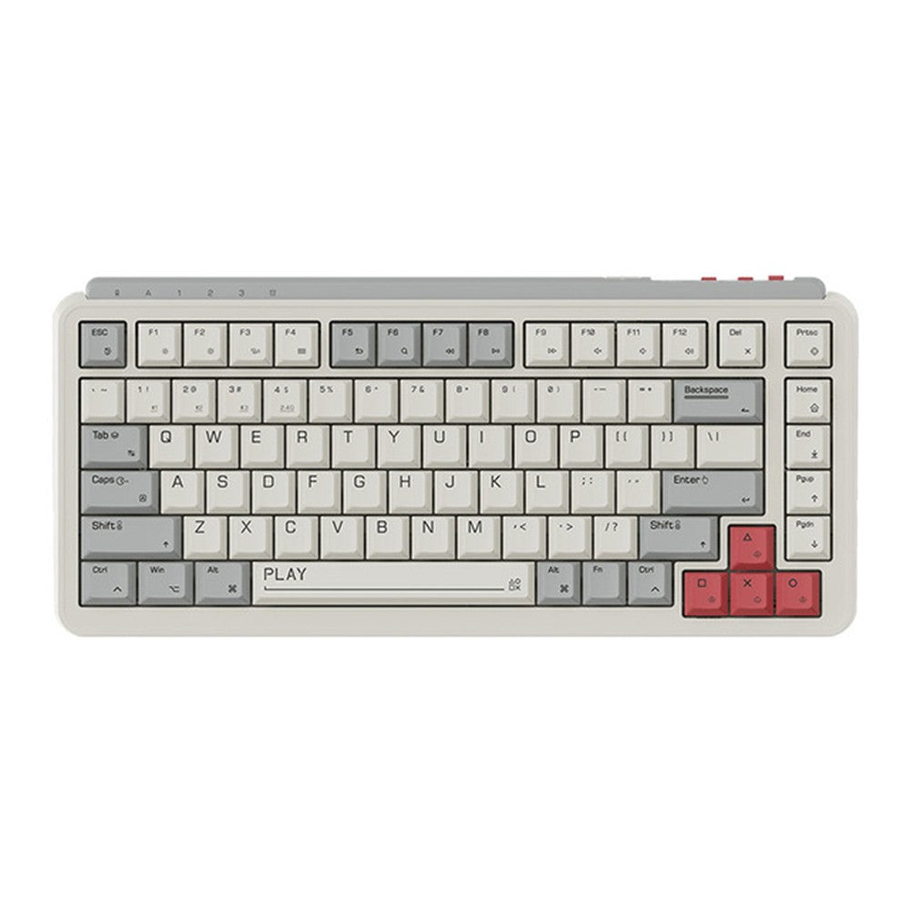 MIIIW ART Z830: Multi-Mode 83-Key Mechanical Keyboard with G Yellow PRO Switch, Double-Layer Silencing, Full-Key Hot Swap, BT 3.0/BLE 5.0