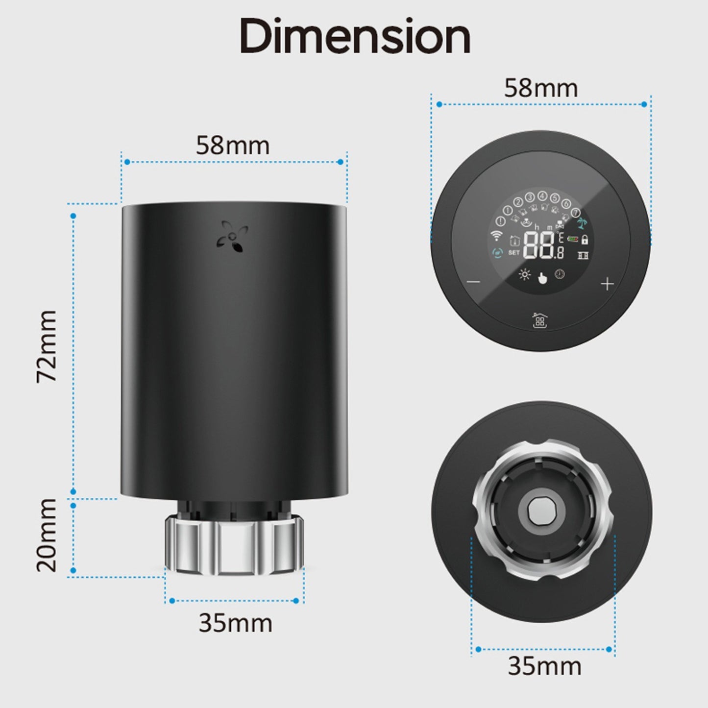 Smart Thermostatic Radiator Thermostat Valve