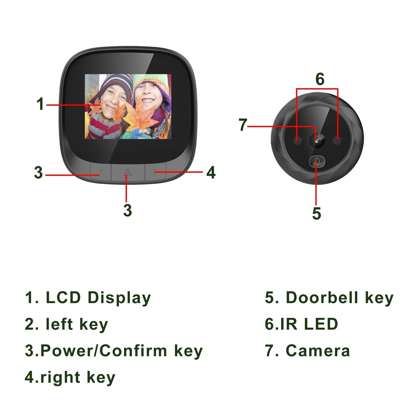 DD3 Smart Night Vision Doorbell with Battery