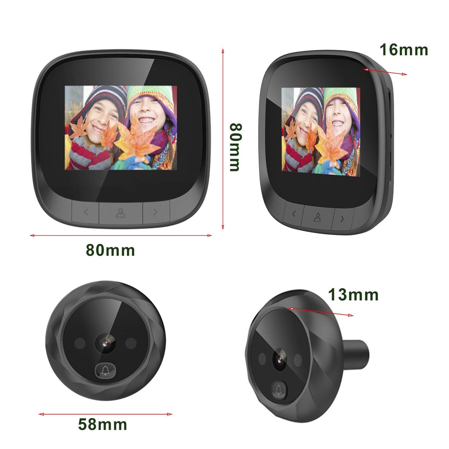 DD3 Smart Night Vision Doorbell with Battery